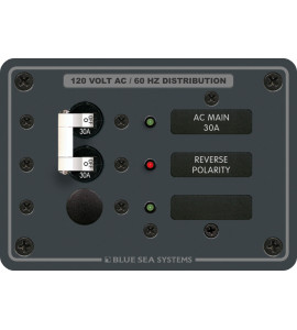 Painel de Distribuição AC Main + 1 Posição Blue Sea 8029